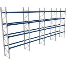 Rack à palettes en kit complet - Finition galva - Charge palette 1000 kg - Bito
