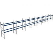 Rack à palettes en kit complet - Finition galva - Charge palette 600 kg - Bito