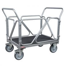 Chariot 2 dossiers + 2 ridelles tubes - 500 kg - FIMM