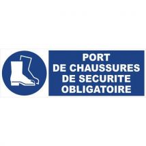 Panneau d'obligation - Port de chaussures de sécurité - Rigide