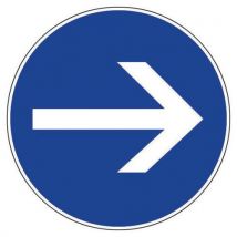 Panneau d'obligation - Sens obligatoire - Rigide