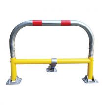 Barrière de parking flexible avec amortisseurs