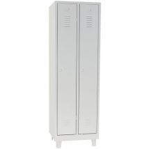 Vestiaire industrie propre - 1 à 4 colonnes - Sur pieds - Manutan