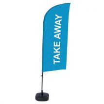 Beach Flag Alu Wind Complete Set Take Away