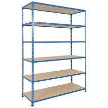 Rayonnage mi-lourd Manutan Rapid 2 - Tablette agglo