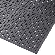 Tapis antidérapant réversible et perforé pour le drainage - Notrax