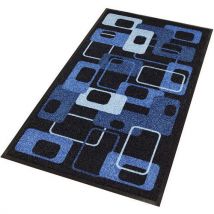Tapis d'entrée décoratif zone de trafic peu intense Modern 70s Bleu - Notrax