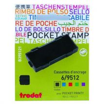 Blister de 3 cassettes noires pour pocket printy 9512