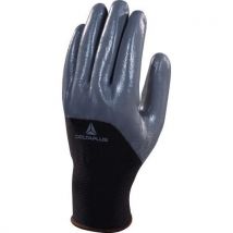 Handschoen Polyamide Nitril Coating Palm Zwart-Grijs