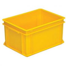 Bac gerbable norme Europe jaune RAKO - 10 à 42 L