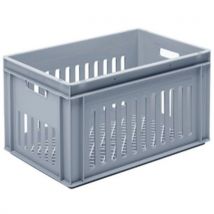 Stapelbare Euronorm-bak grijs Rako - 30 en 60 l