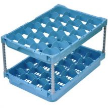 Compartiment à verres pour bac plastique 600 x 400 mm