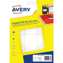 Étiquette papier adhésive multi-supports