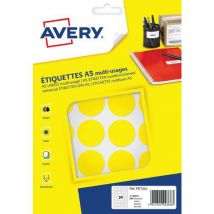 Pastille papier adhésive multi-supports