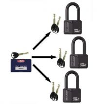 Cadenas Granit classique série 37 – Pour clé passe – 2 clés