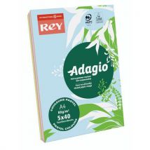 Ramette Adagio 500 feuilles - 80 g - Couleurs Pastels - Rey