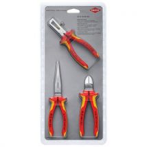 Jeu de 3 pinces isolées 1000V 70 06 160/11 06 160/26 16 200 - KNIPEX