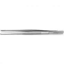 Pince brucelle acier inoxydable 200mm striée - KNIPEX