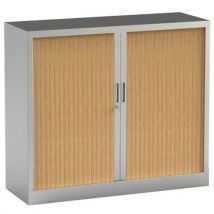 Armoire à rideaux Premium bicolore - Hauteur 100 cm