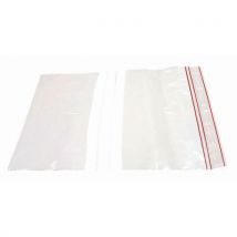 Sachet plastique Minigrip - 60 μm - À bandes blanches - Standard