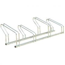 Support cycles râtelier- Côte à côte - 4, 6 et 8 places - Manutan