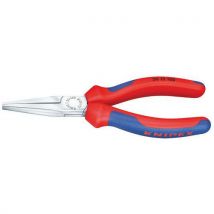 Pince à becs longs chromée avec gaines bi-matière 140 mm _ 30 15 140
