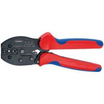 Pince à sertir brunie KNIPEX PreciForce avec gaines bi-matière 220 mm _ 97 52 35 SB
