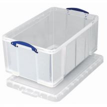 Really Useful Products - Opbergbak met Deksel - 0,7 L Transparant - Polypropyleen - Kantoor & Transport