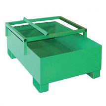 Bac de rétention en acier horizontal - 220 L - Sameto Technifil