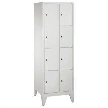 Vestiaire à 4 casiers superposés Série S2000 Classic sur pieds - CP