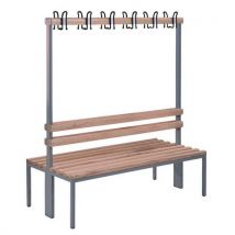 Banc bois à patères CP - 8 à 16 patères - Double face - CP
