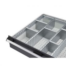 Lot de séparateurs pour armoire à tiroirs Bott SL-107 - Hauteur 5 cm