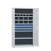 Armoire de rangement de composants 1000 - 28 compartiments - Profondeur 43,5 cm