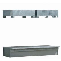 Bac de rétention en acier galvanisé - 1000 L - Sameto Technifil