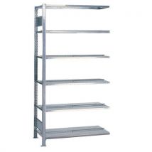 Rayonnage Aristo-Clip - Profondeur 600 mm - Double accès - Schulte