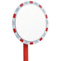 Miroir de sécurité rond - Voie privée - Vision 90° - Manutan