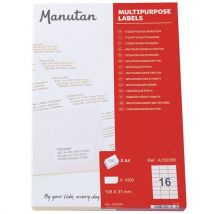 Étiquettes multifonction - Manutan