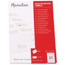 Étiquettes multifonction - Manutan