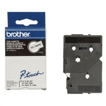 Cassette de ruban pour étiqueteuses Brother - Largeur 12 mm