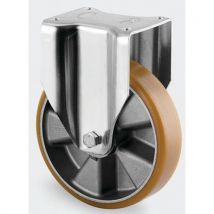 Roulette aluminium fixe - F:600 à 1200 Kgs - Série 3640 - TENTE
