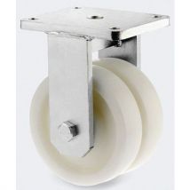 Roulette polyamide fixe - F:1800 à 15000 Kgs - Série 9950 - TENTE