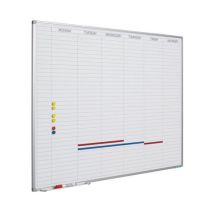 Werkdagenplanner 90*120 Duits Kleur: Wit Taal: Duits,