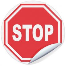 Panneau rétroréfléchissant interdiction classe 1 - Adhésif – Novap