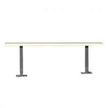 Banc bois pour abri fumeurs basic - Lieusaint