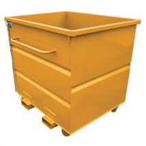 Container voor heftruck met kantelkop - Met wielen - 500 tot 2000 L