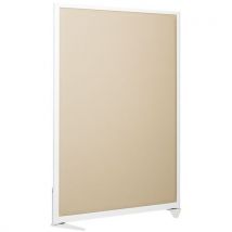 Cloison séparation acoustique 170x100 cm - Ossature blanche