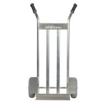 Steekwagen aluminium - lekvrije banden - draagvermogen 350 kg
