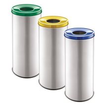 Set Van 3 Afvalbakken Voor Afvalscheiding, Volume 3 X 45 L, - Alda