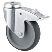 Roulette pivotante à oeil - Capacité 75 kg