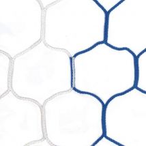 Handbalnet wit/blauw - set van 2 - GES